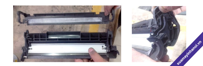 Lắp lại lớp vỏ bằng nhựa để nó sửa chữa vào đoạn cắt / rãnh như thể hiện