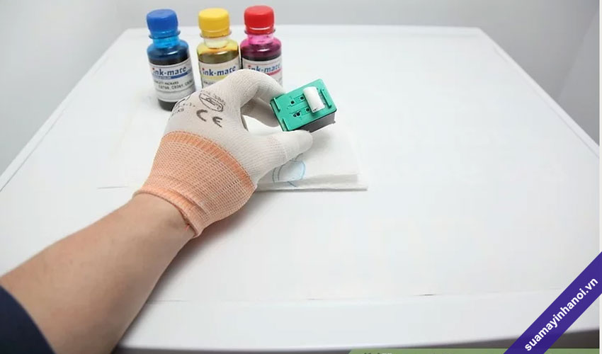 Giới thiệu quy trình đổ mực máy in màu tại nhà