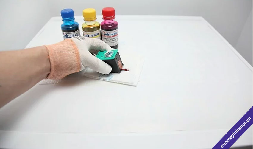 Giới thiệu quy trình đổ mực máy in màu tại nhà