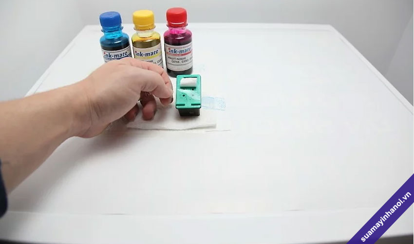 Giới thiệu quy trình đổ mực máy in màu tại nhà