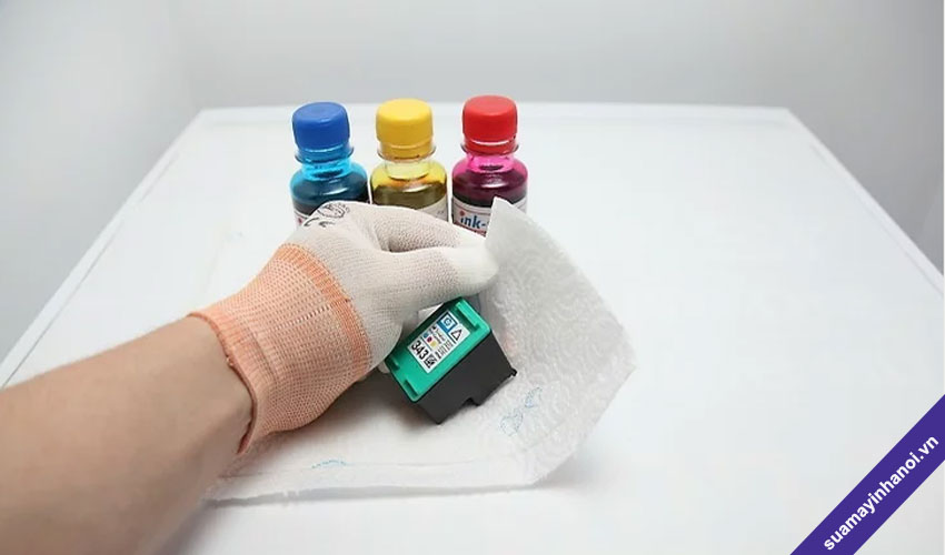 Giới thiệu quy trình đổ mực máy in màu tại nhà