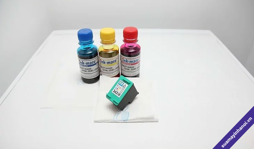 Giới thiệu quy trình đổ mực máy in màu tại nhà